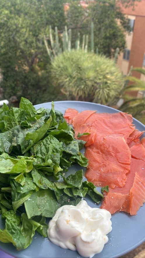 Plato de Salmón Ahumado