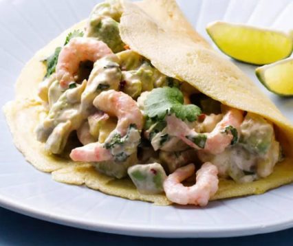 Wrap de gambas